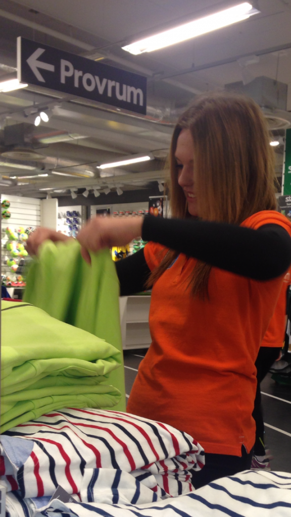 Gymnasiearbete i sportbutik