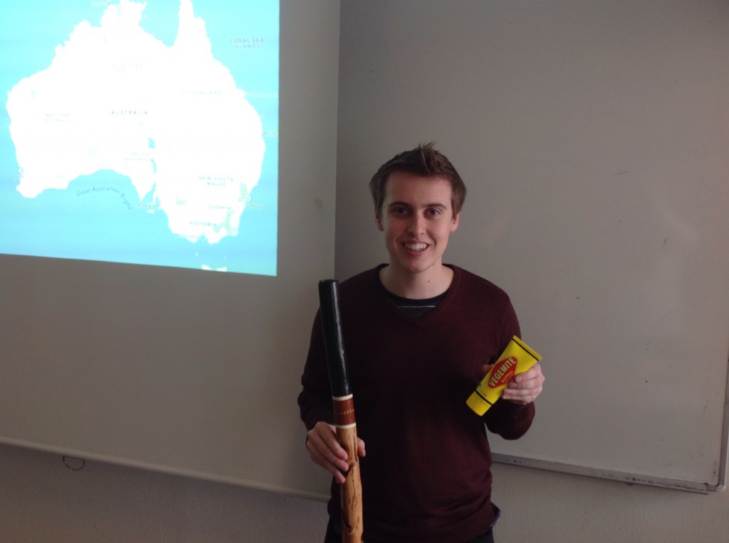 Aussie-Michael på besök