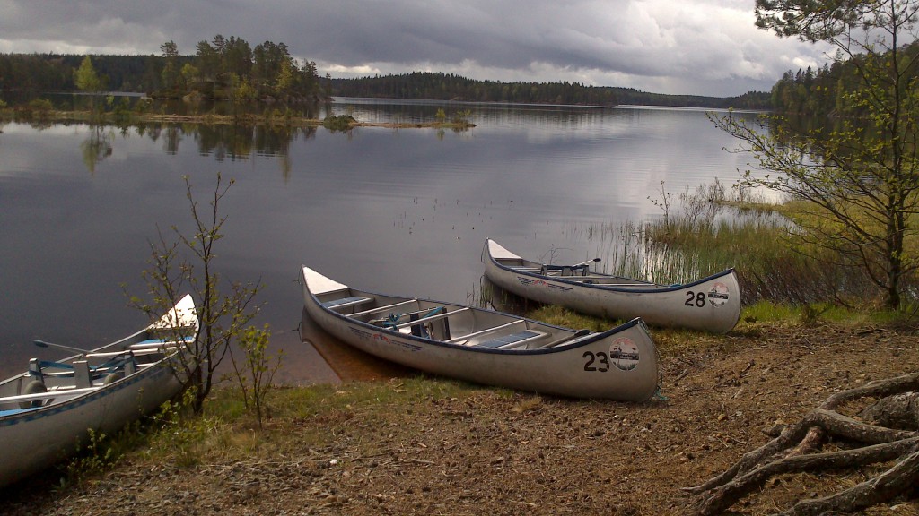 Sport 1 på hajk i Glaskogen