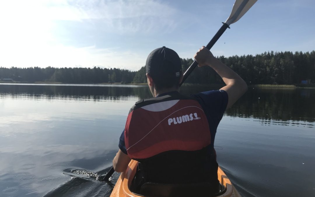 Äventyrstvåorna på kajaktur